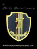 7 Squadron RCT Shield Colours Lapel Pin