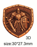 Knights Templar Armour Of God Lapel Pin