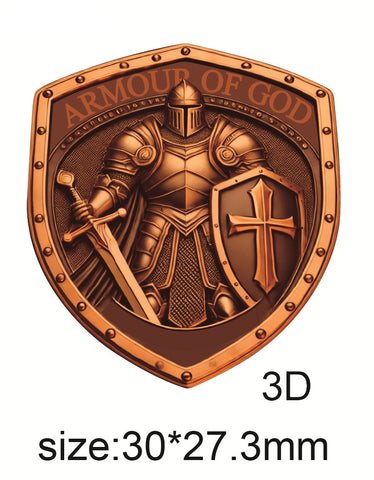 Knights Templar Armour Of God Lapel Pin
