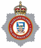 Falkland Islands Fire & Rescue Service Crest Lapel Pin