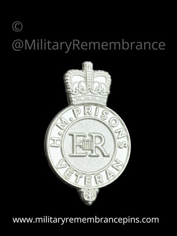 Her Majesty's Prison Service HMP Veteran Lapel Pin