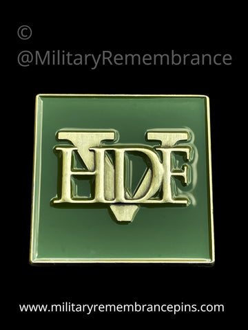 Home Defence Force HDF (V) Beret Lapel Pin