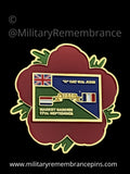 D Day Market Garden 1944 Alliance Remembrance Flower Lapel PIn