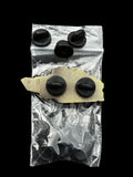 Black Rubber Rear Fasteners