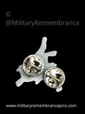 Airborne Pegasus Paratrooper Lapel Pin