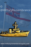 River Class Minesweeper Ship Royal Navy Lapel Pin
