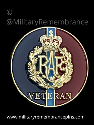 Royal Air Force RAF Veteran Colours Lapel Pin
