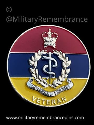 Royal Army Medical Corps Veteran Colours Lapel Pin