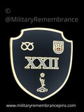 Royal Corps Of Signals 22 Signal Regiment Lapel Pin