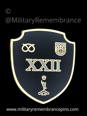 Royal Corps Of Signals 22 Signal Regiment Lapel Pin