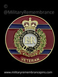 Royal Engineers RE Veteran Colours Lapel Pin