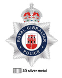 Royal Gibraltar Police Service KC Remembrance Flower Lapel Pin