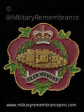 Royal Tank Regiment RTR Remembrance Flower Lapel Pin