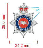 Surrey Police Crest Lapel Pin