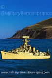 Tribal Class Type 81 Royal Navy Ship Lapel Pin