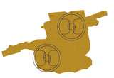 Ordnance QF 25-pounder Artillery Lapel Pin