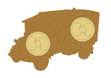 Austin K2Y Ambulance Vehicle Lapel Pin