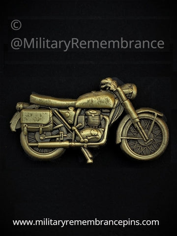 BSA B40 Dispatch Motorbike Lapel Pin