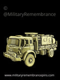 Bedford MK MJ UBRE Unit Bulk Refuelling Equipment Truck Lapel Pin