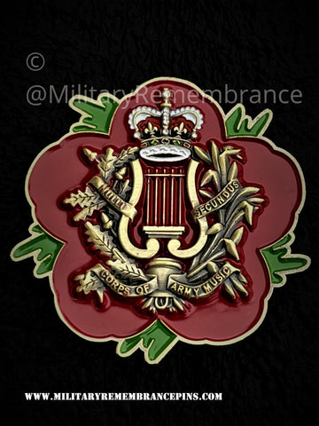 Royal Corps Of Army Music RCAM Remembrance Lapel Pin