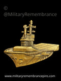 Centaur Class Royal Navy Aircraft Carrier Ship Lapel Pin