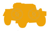Daimler Dingo Scout Car Vehicle Lapel Pin