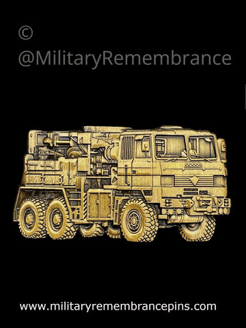 Foden Recovery Vehicle 6x6 Lapel Pin
