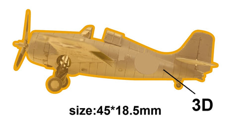 Grumman Wildcat  Martlet Naval Aircraft Lapel Pin
