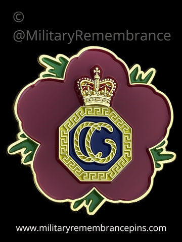 HM Coastguard HMCG Remembrance Flower Lapel Pin