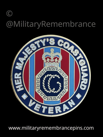 HM Coastguard HMCG Veteran Lapel Pin