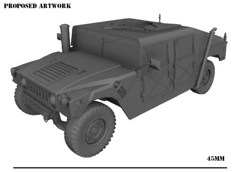 HMMWV Hummer Humvee US Army Vehicle Lapel Pin