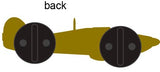Hawker Hurricane Aircraft Lapel Pin