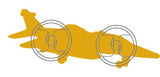 Jaguar Attack Aircraft Vehicle Lapel Pin