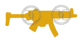 Heckler & Koch MP5 Submachine Weapon Lapel Pin