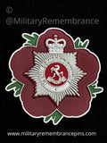 Kent Constabulary Remembrance Flower Lapel Pin