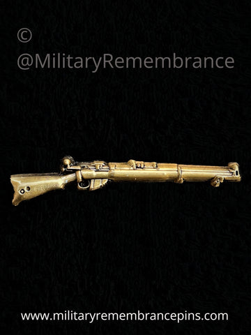 Lee-Enfield Bolt Action Rifle Lapel Pin