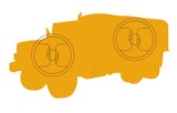 M35A2 Deuce and a half Military Cargo Truck Lapel Pin