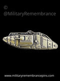 Mk IV Tank Lapel Pin Bronze (MKIV)