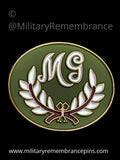 Machine Gunner Trade Patch Lapel Pin