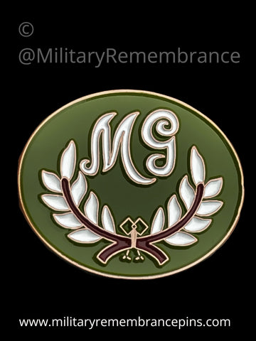 Machine Gunner Trade Patch Lapel Pin