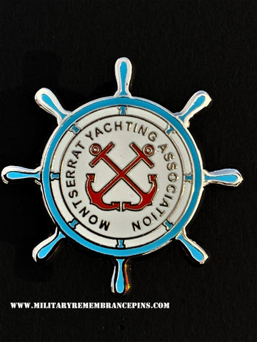 Montserrat Yachting Club MYC Colours Lapel Pin