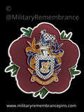 Association of Retired Police Officers NARPO Remembrance Flower Lapel Pin