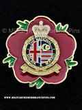 National Malaya & Borneo Veterans Association Remembrance Flower Lapel Pin