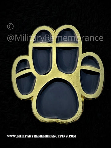 PAWS Animal Owner Veterinary RAVC Lapel Pin