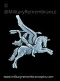 Airborne Pegasus Paratrooper Lapel Pin