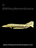 Phantom Fighter Jet Lapel Pin