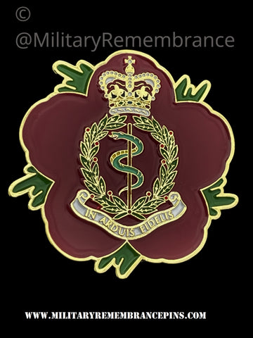 Royal Army Medical Corps RAMC Remembrance Flower Pin