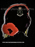 Royal Army Medical Corps RAMC Soldier Silhouette Lapel Pin