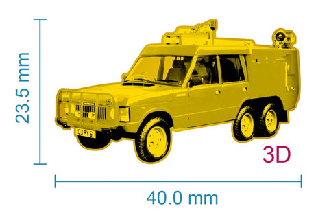 Range Rover 6x4 Carmichael Vehicle Lapel Pin