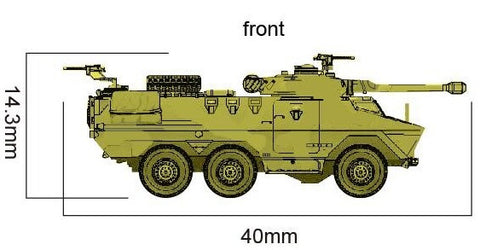 Ratel 90 South African Armoured Wheeled Vehicle Lapel Pin (RATEL)